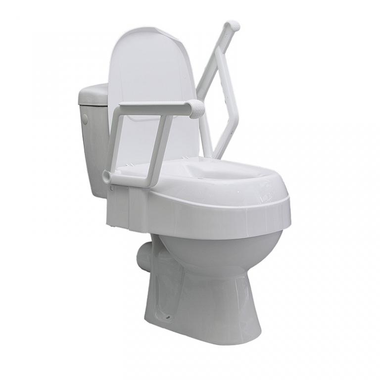 réhausse WC TSE 120 avec accoudoirs - hapi médical - cherbourg