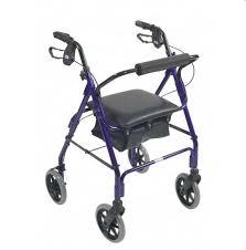 D�ambulateur Days aluminium 4 roues violet - Hapi m�dical