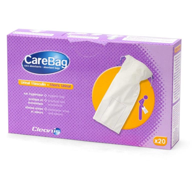 care bag urinal jetable homme