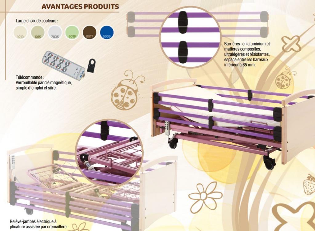 lit médicalisé junior -hapi médical -cherbourg