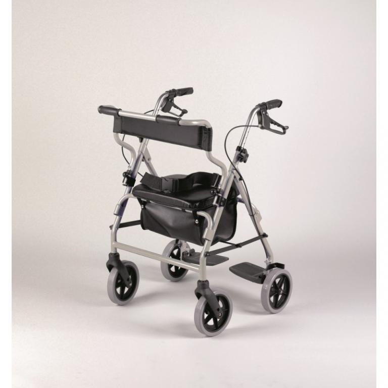 Déambulateur et transfert 2 en 1 Days aluminium - Hapi médical