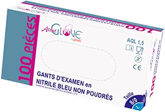 gants nitrile bleus non poudrs -hapi mdical -cherbourg