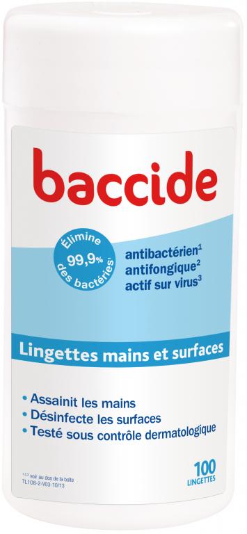 baccide lingettes x 100