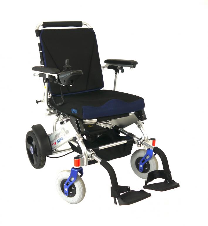 fauteuil roulant �lectrique pliant ergo 08 l -hapi m�dical -cherbourg