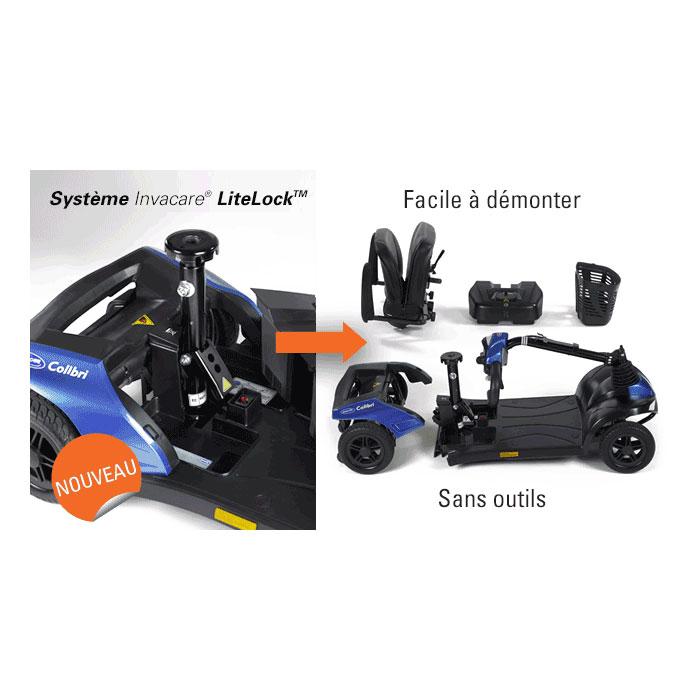 Scooter invacare Colibri outdoor 18 Ah - Hapi médical Cherbourg
