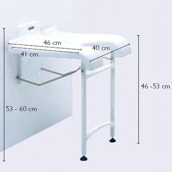 siège de douche mural Aquatec hapi médical cherbourg