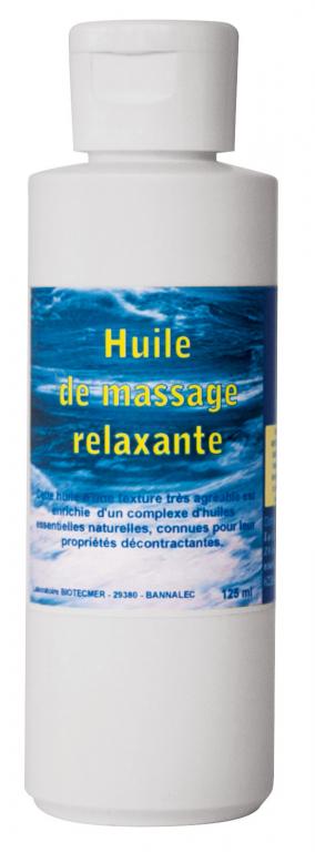 Huile de massage relaxante kiné mer hapi médical cherbourg