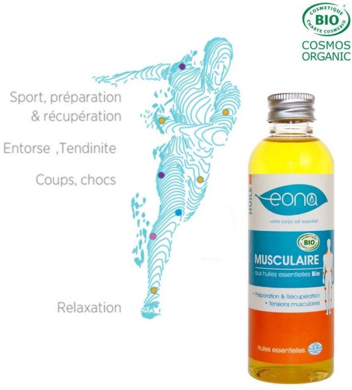 huile de massage musculaire Eona 500 ml hapi médical cherbourg