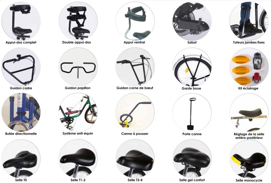 Accessoires tricycle Tonicross hapi mdical cherbourg