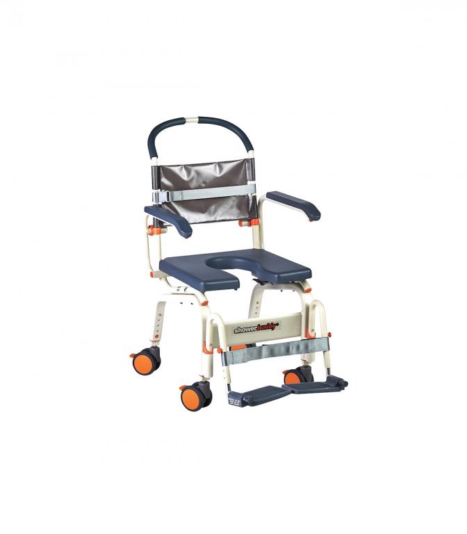 fauteuil de douche tilt showerbuddy hapi médical cherbourg