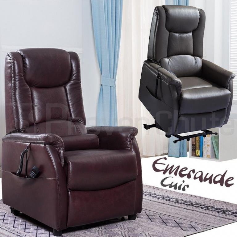 fauteuil emeraude cuir hapi médical cherbourg