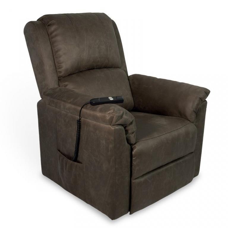 Fauteuil releveur relax touch marron glac -Hapi mdical