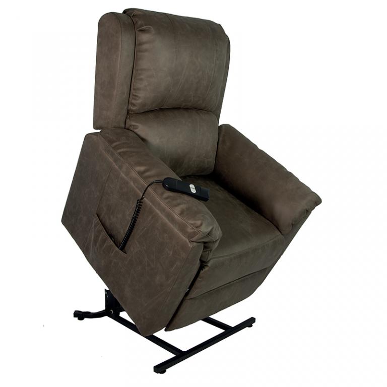 Fauteuil releveur relax touch marron glac -Hapi mdical